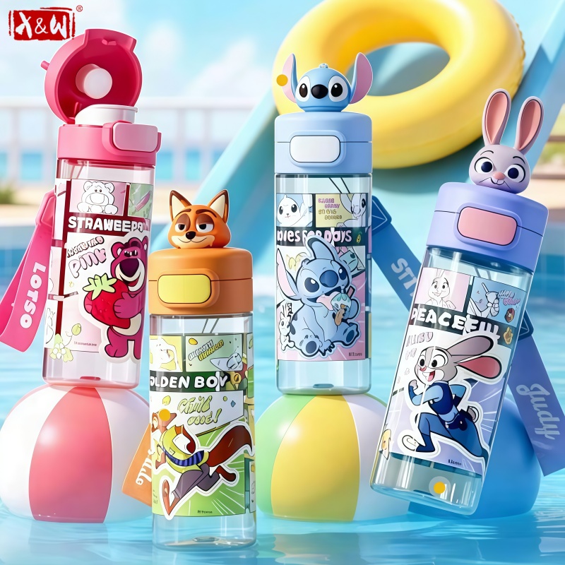 Kids Outdoor Gym Equipment - Bouteille d'eau en plastique pop-up X&W