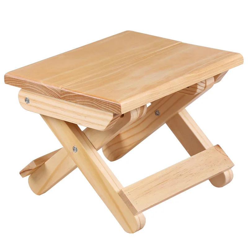 Kids Outdoor Bench - Tabouret pliant en bois enrichi, chaise
