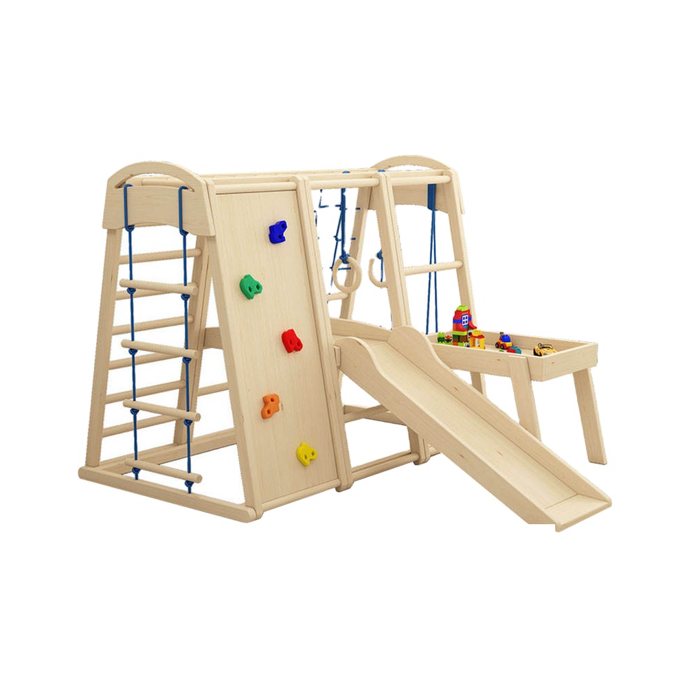 Kids Outdoor Gym Equipment - Structure de jeu d'escalade Montessori en