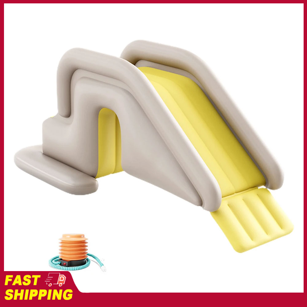Kids Outdoor Playground - Toboggan aquatique gonflable avec mur d'escalade,