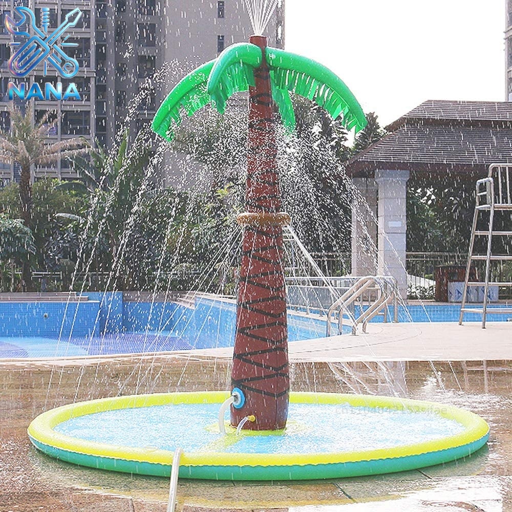 Sprinkler Splash Pad - Tapis de jeu aquatique gonflable en