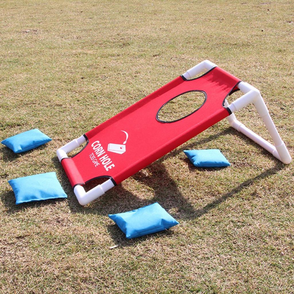 Kids Outdoor Garden Set - Jeu de Cornhole pliable avec cibles