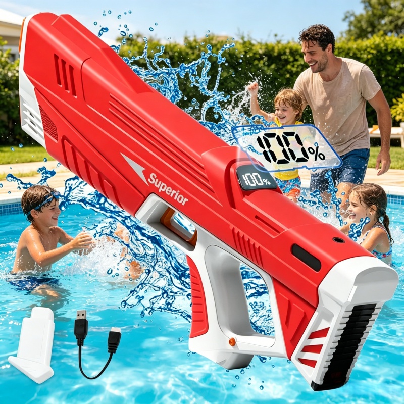 Kids Outdoor Playground - Pistolet à eau électrique à tir