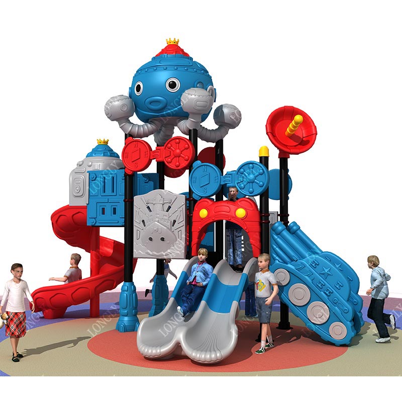 Kids Outdoor Playground - Toboggan en plastique pour enfants fabriqué