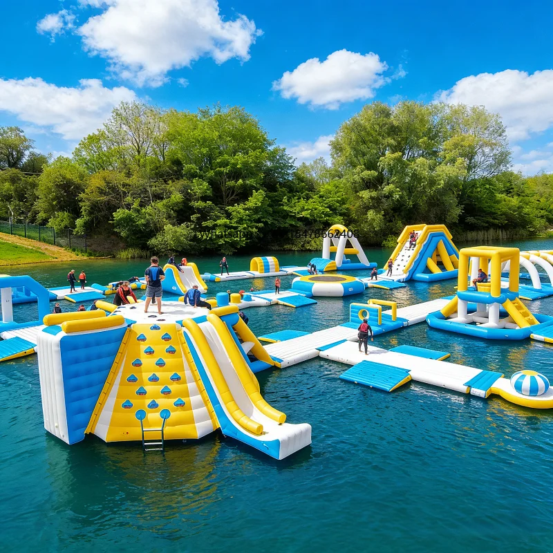 Kids Outdoor Obstacle Course - Parc aquatique gonflable modulaire en PVC