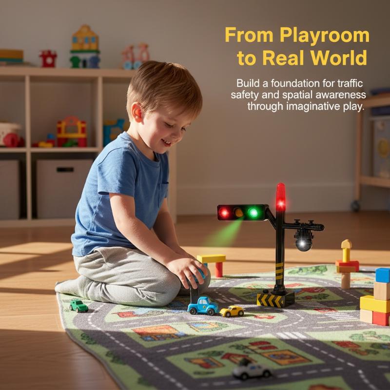 Ride On Toy Car - Mini-roue de signalisation éducative pour enfants,