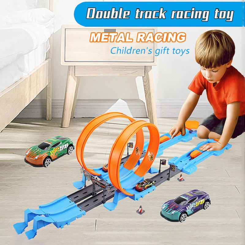 Hot Wheels Car Track Sets - Modèle de roues de voiture double