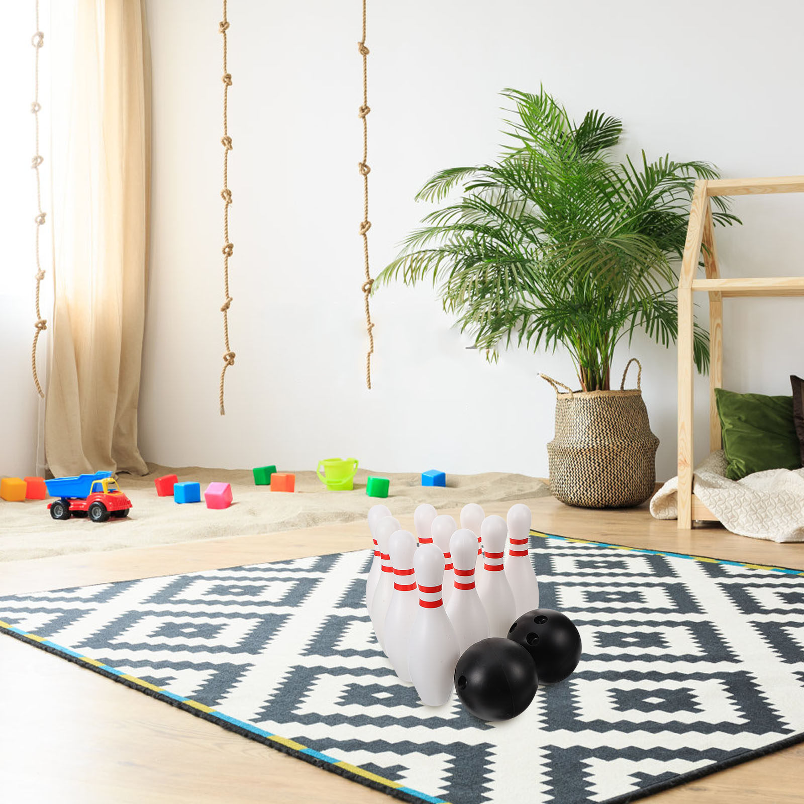 Kids Indoor Outdoor Games - 1 ensemble de boules de bowling
