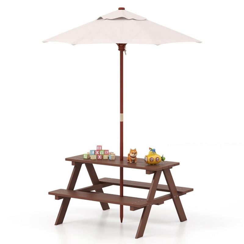 Kids Outdoor Bench - Ensemble table et banc de pique-nique