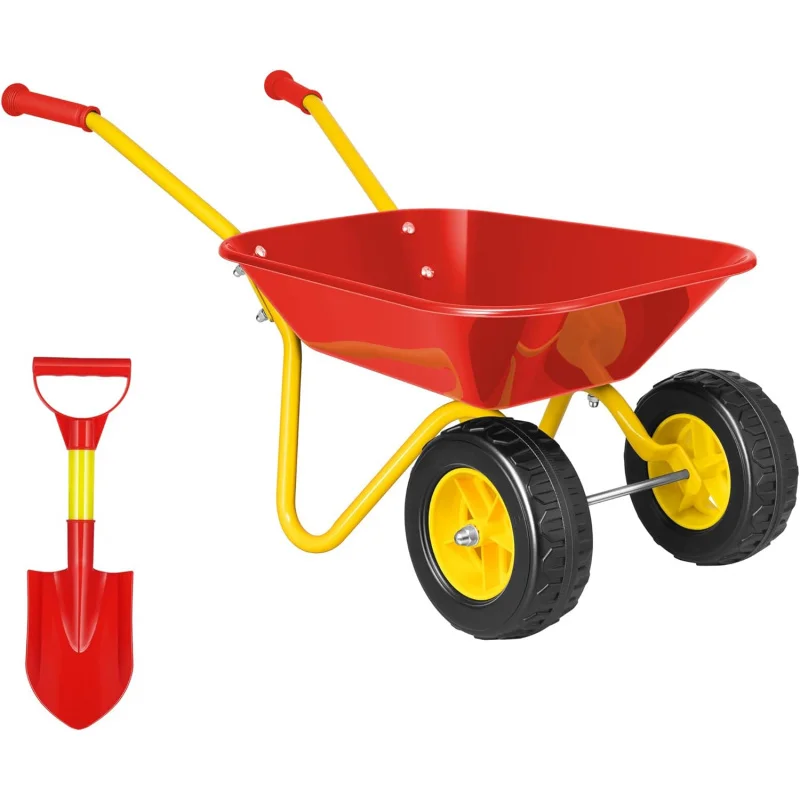 Kids Outdoor Garden Set - Brouette pour enfants, chariot de jardin