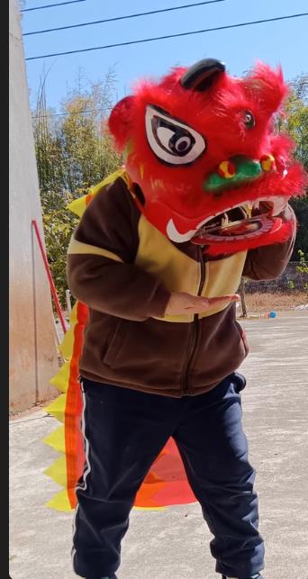 Kids Outdoor Outfit - Ensemble de danse du Lion de