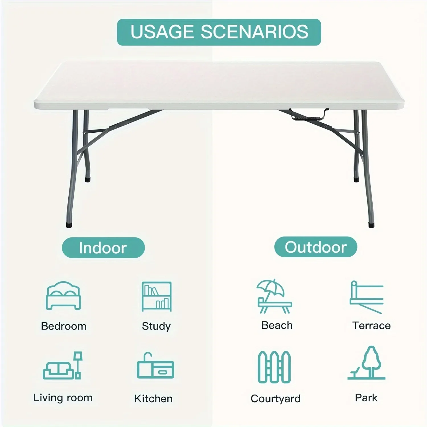 Table pliante en plastique spa - Kids Outdoor Folding Table avis et prix