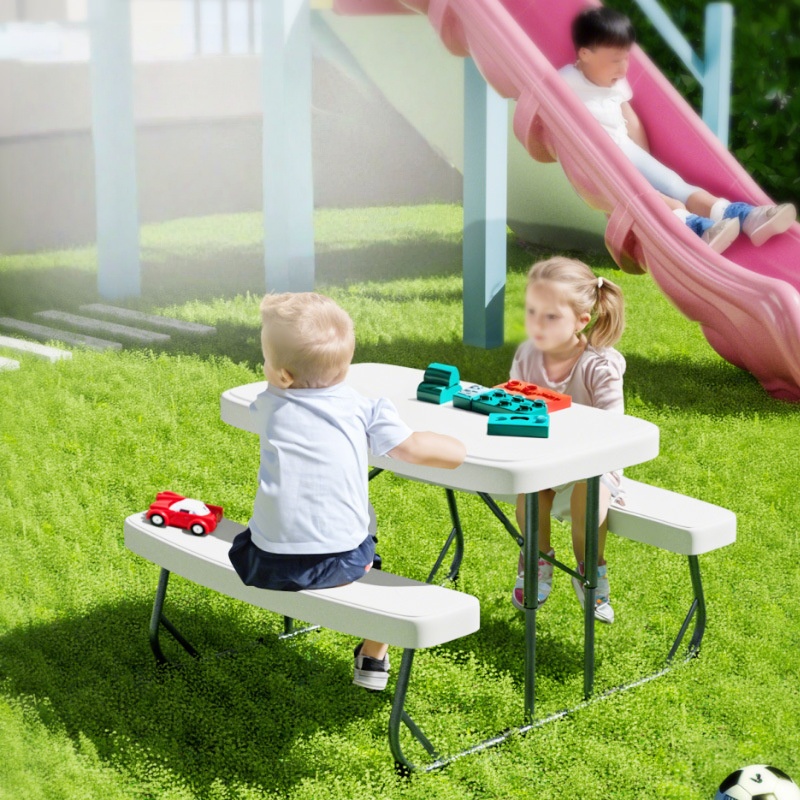 Ensemble table et banc pliants - Kids Outdoor Bench avis et prix