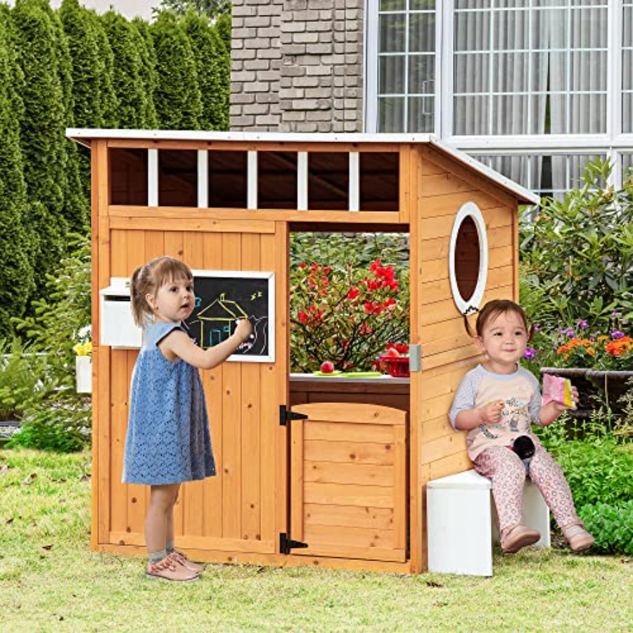 Maisonnette en bois d'extérieu - Kids Outdoor Bench avis et prix