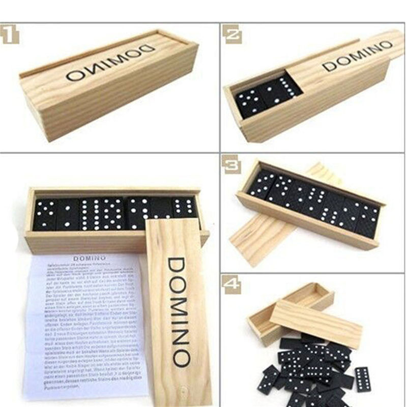 Jeu de dominos en bois 28 pièc - Kids Outdoor Outfit avis et prix