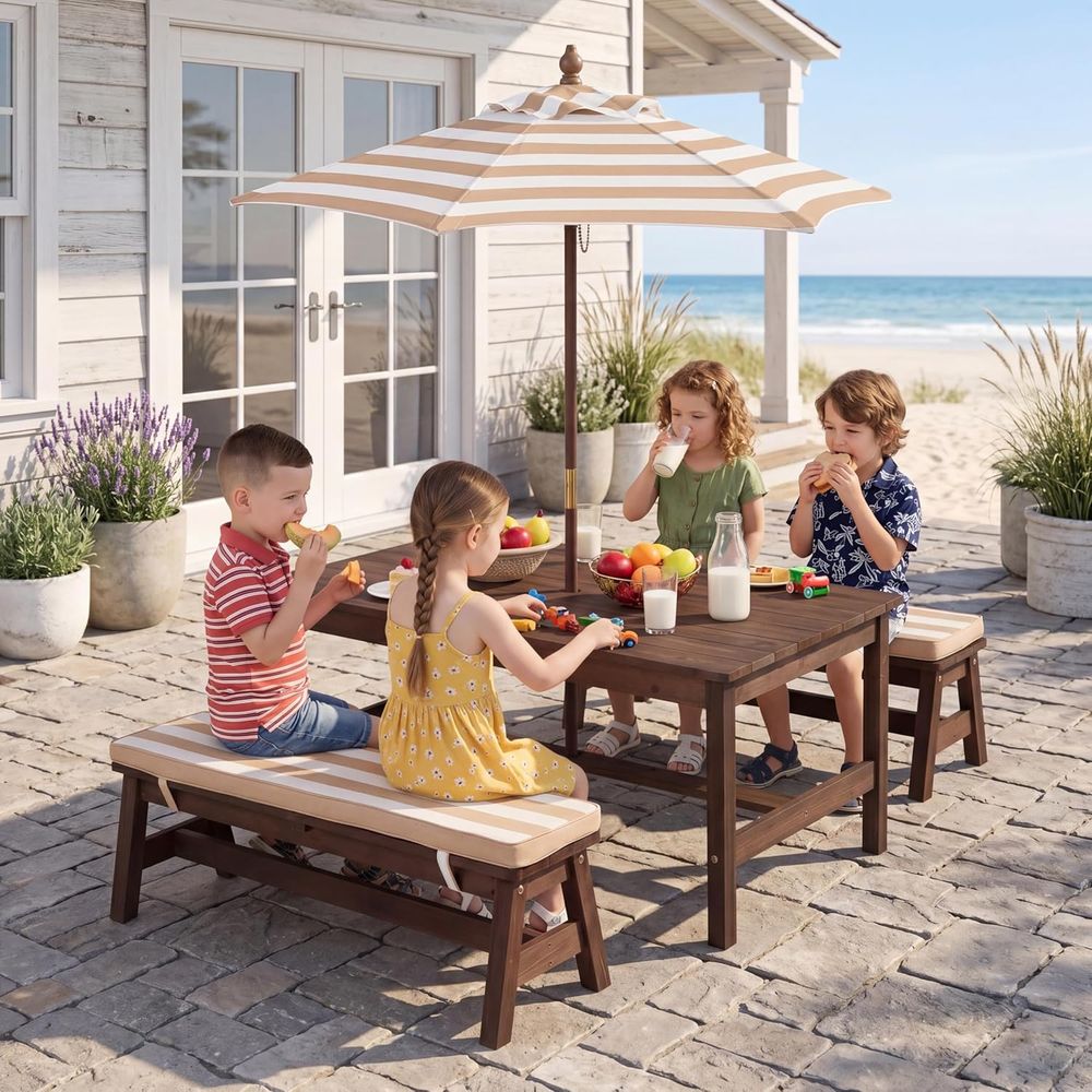Table de pique-nique pour enfa - Kids Outdoor Bench avis et prix