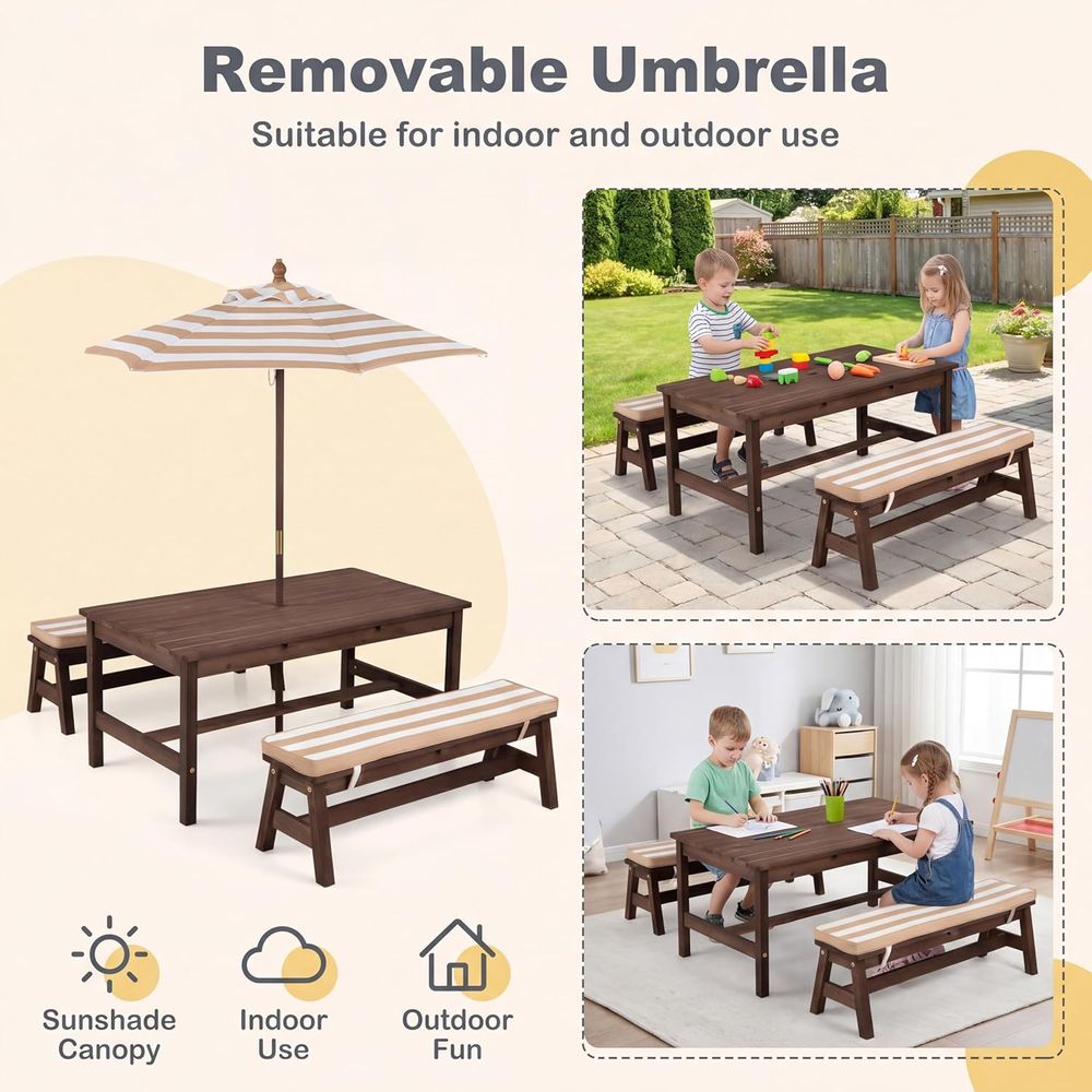 Table de pique-nique pour enfa - Kids Outdoor Bench avis et prix