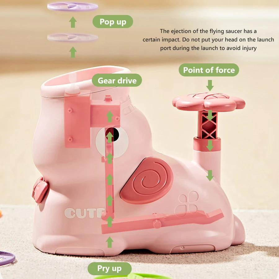 Lanceur de disques volants pou - Kids Indoor Outdoor Games avis et prix