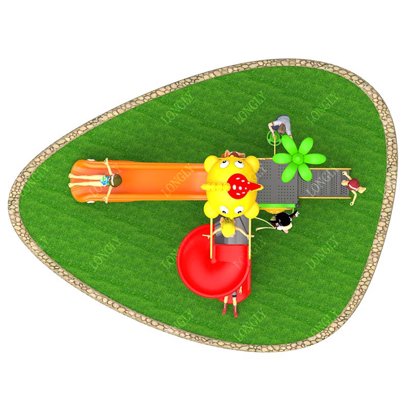Toboggan en plastique commerci - Kids Outdoor Playground avis et prix