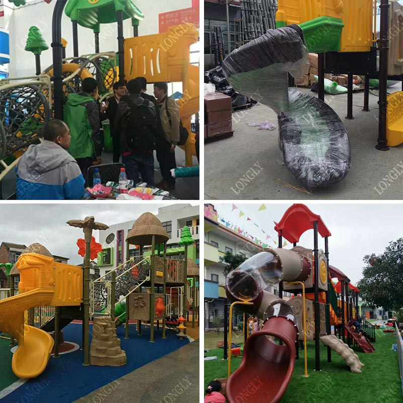 Toboggan en plastique commerci - Kids Outdoor Playground avis et prix
