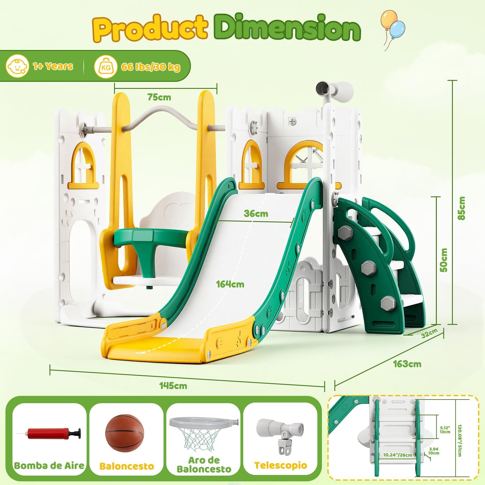 Ensemble de jeux 7 en 1 pour t - Kids Outdoor Playground avis et prix