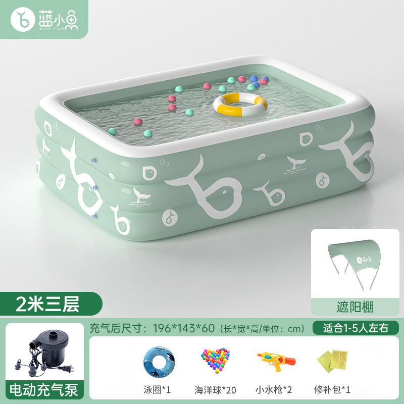 Piscine gonflable épaissie ave - Kids Indoor Outdoor Games avis et prix