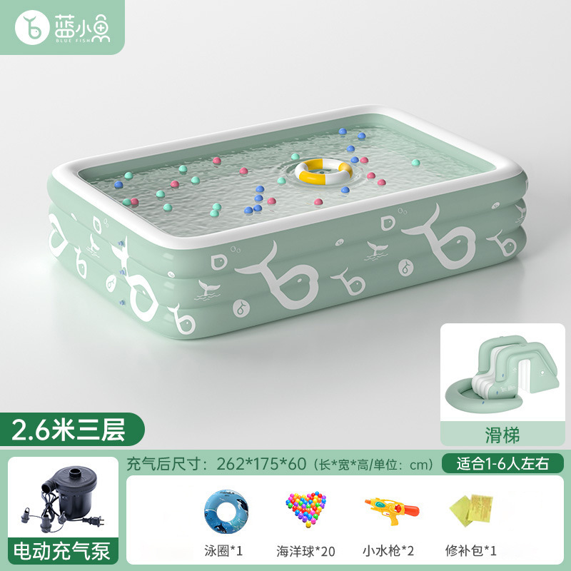 Piscine gonflable épaissie ave - Kids Indoor Outdoor Games avis et prix