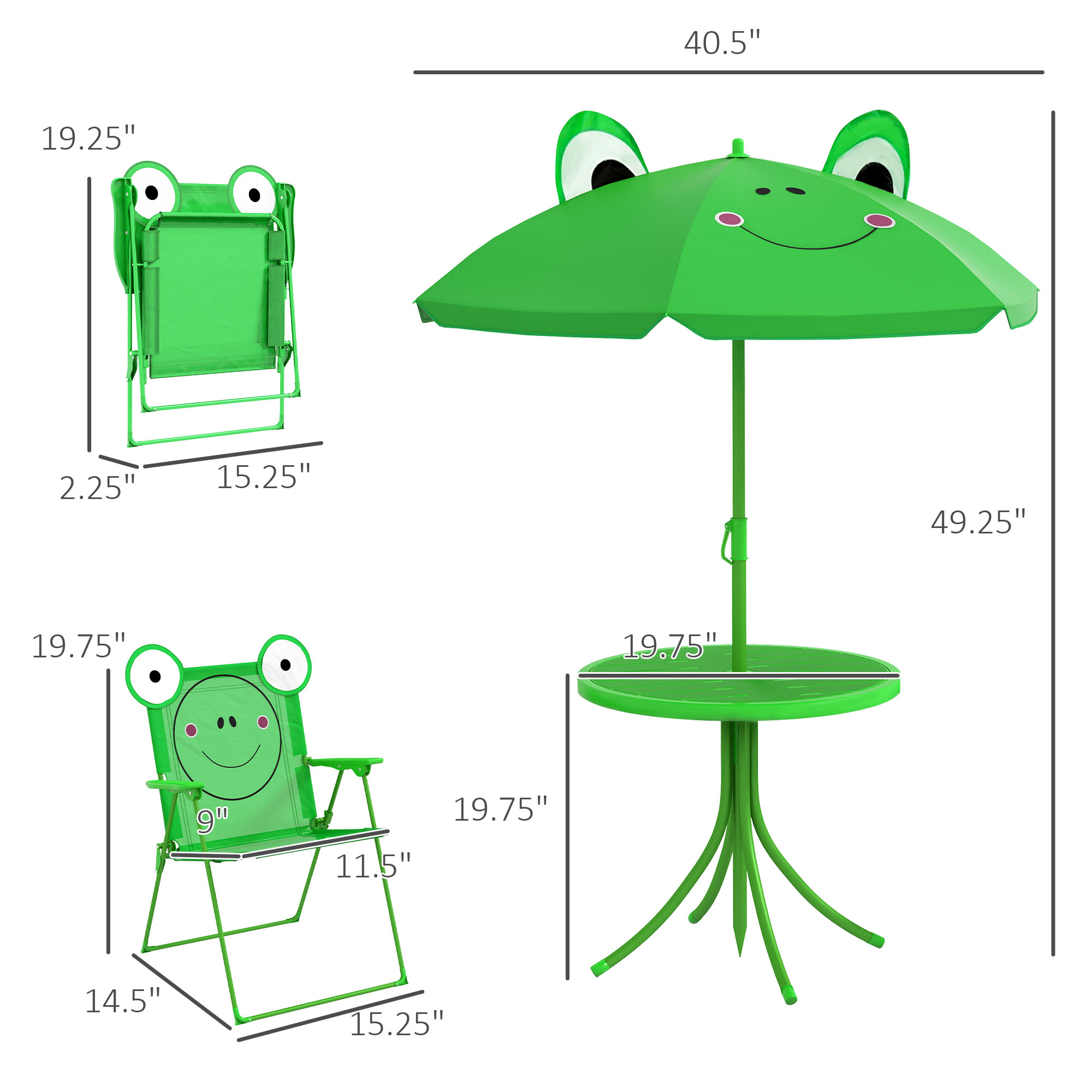 Ensemble table et chaises pour - Kids Outdoor Folding Table avis et prix