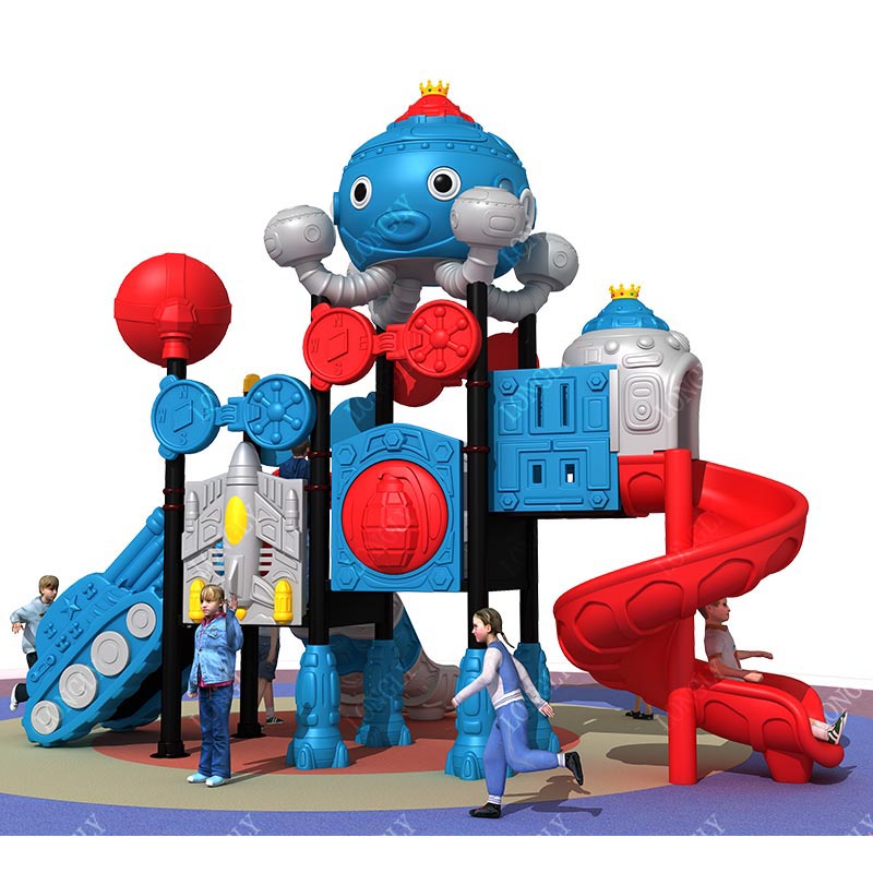 Toboggan en plastique pour enf - Kids Outdoor Playground avis et prix