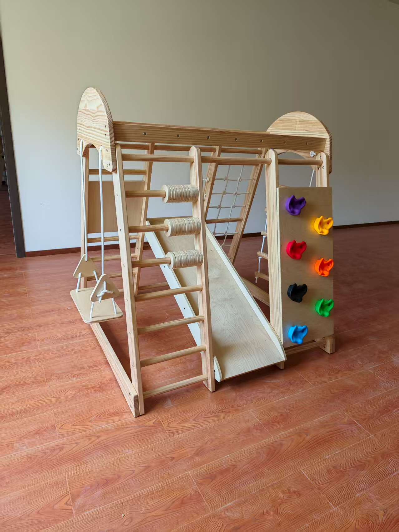 Structure d'escalade en bois p - Kids Indoor Outdoor Games avis et prix