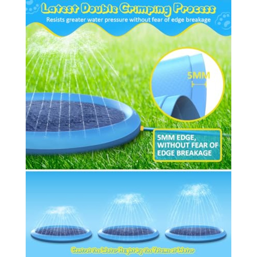 Tapis d'arrosage extérieur pou - Sprinkler Splash Pad avis et prix