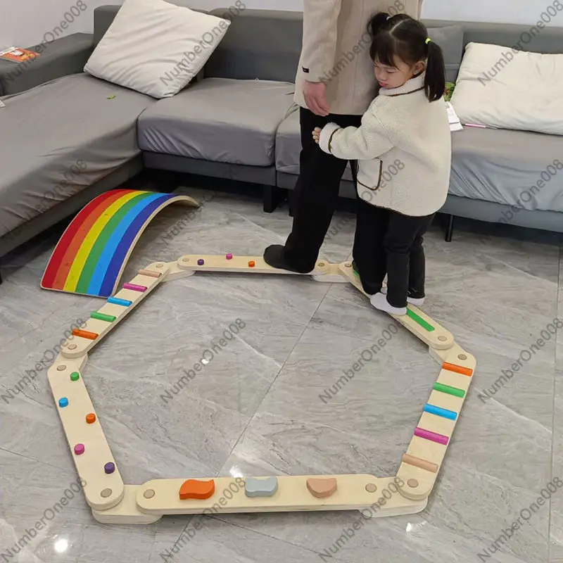 Planche d'équilibre en bois ép - Kids Outdoor Balance Beam avis et prix