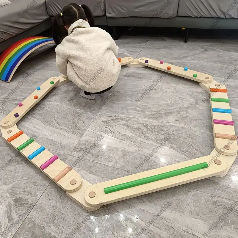Planche d'équilibre en bois ép - Kids Outdoor Balance Beam avis et prix