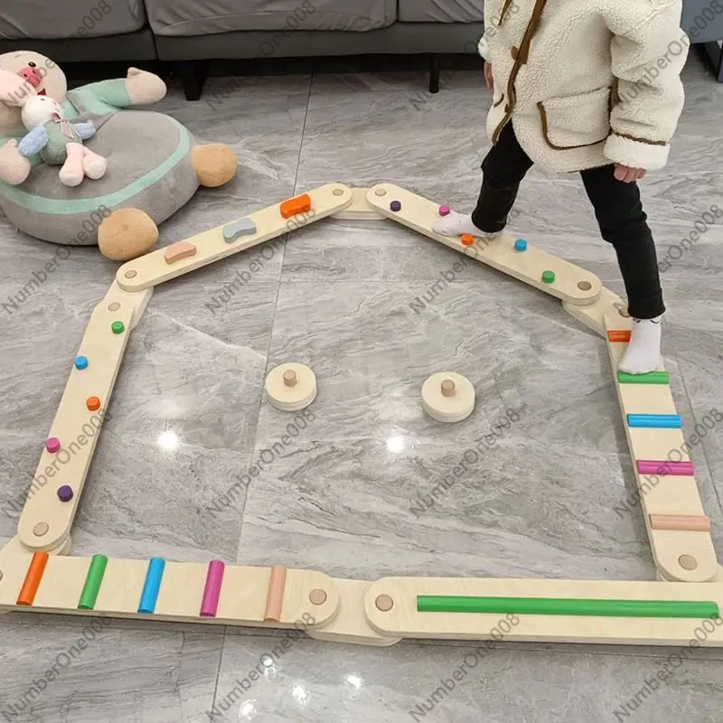Planche d'équilibre en bois ép - Kids Outdoor Balance Beam avis et prix
