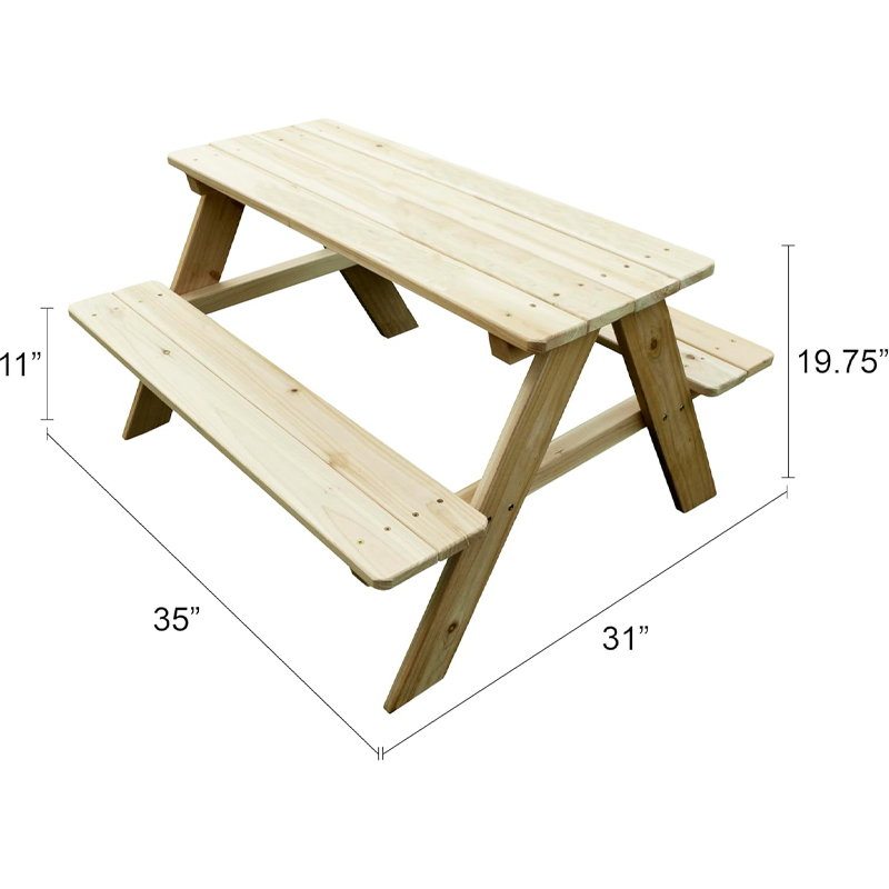 Table de pique-nique en bois p - Kids Outdoor Bench avis et prix