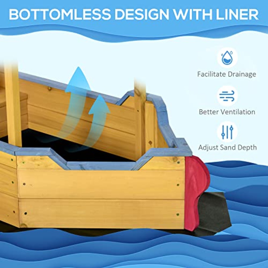 Bac à sable en bois pour enfan - Kids Outdoor Bench avis et prix