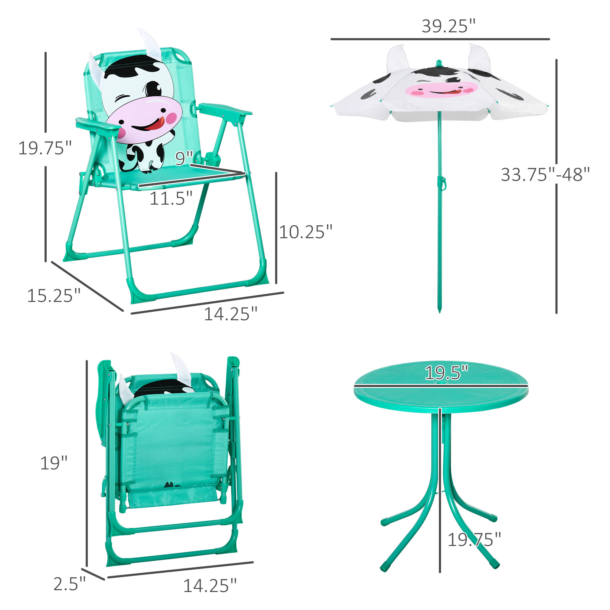 Ensemble table et chaises pour - Kids Outdoor Folding Table avis et prix