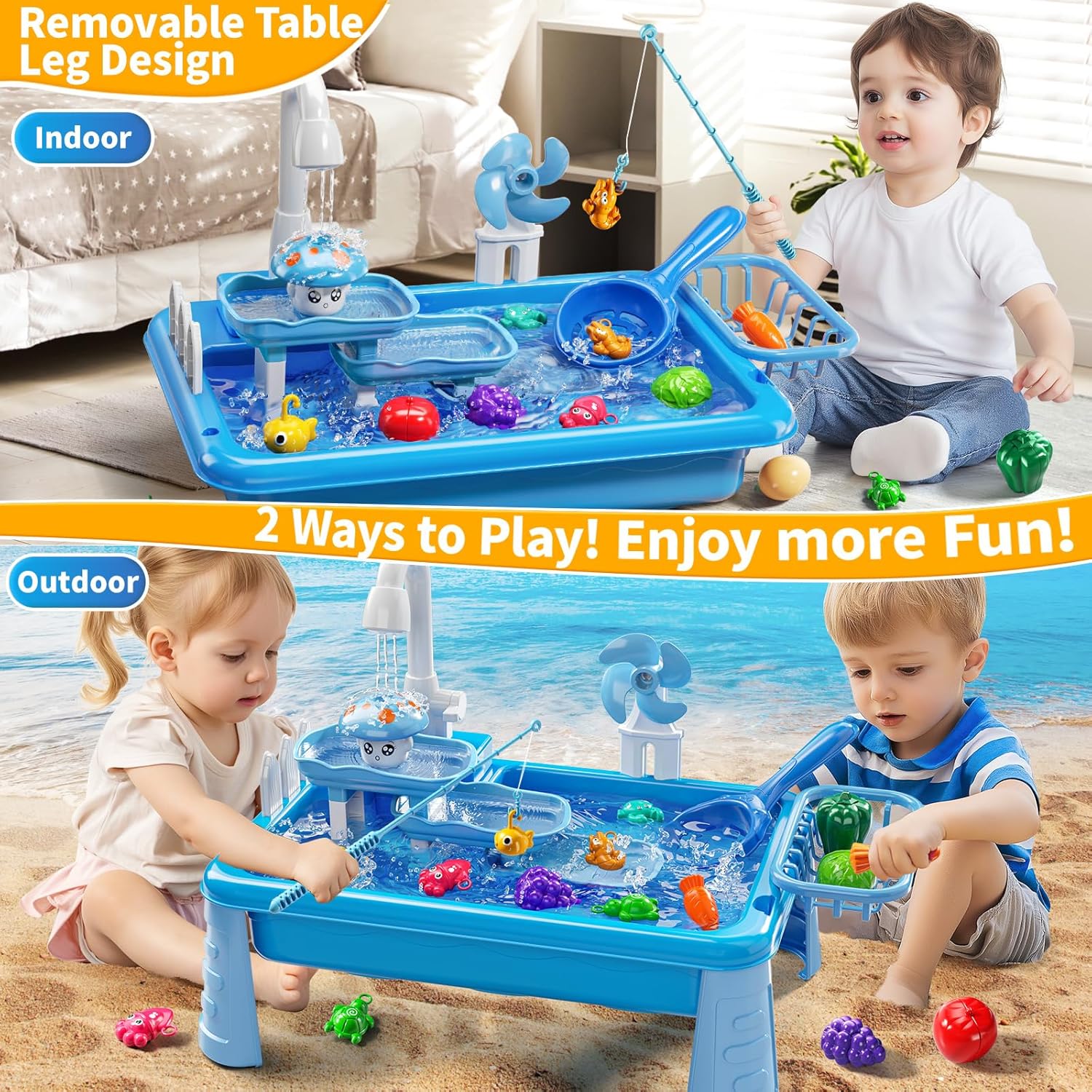 Table d'eau pour enfants avec  - Kids Outdoor Folding Table avis et prix