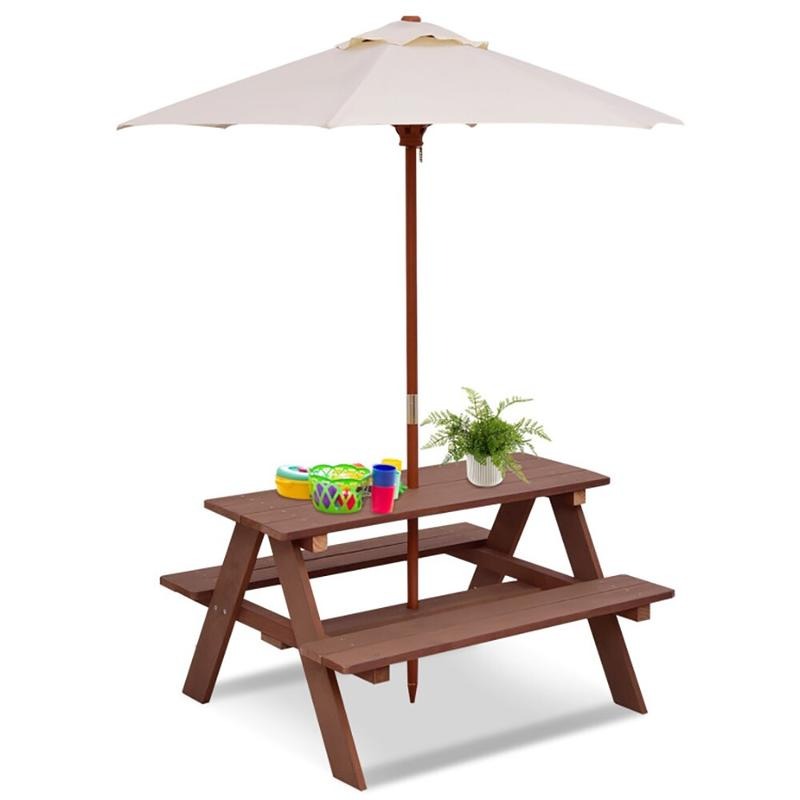 Ensemble table et banc de piqu - Kids Outdoor Bench avis et prix