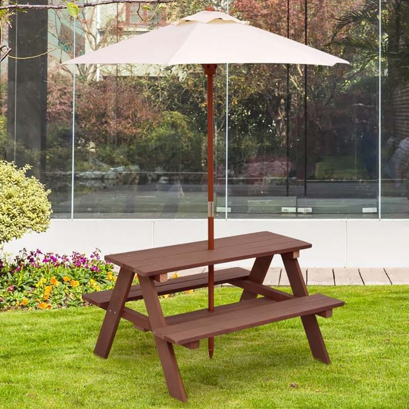 Ensemble table et banc de piqu - Kids Outdoor Bench avis et prix