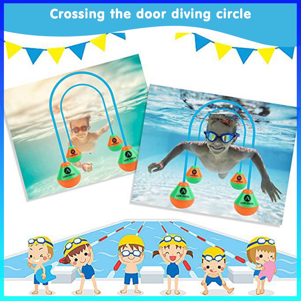 Lot de 2 bouées de plongée amu - Kids Indoor Outdoor Games avis et prix