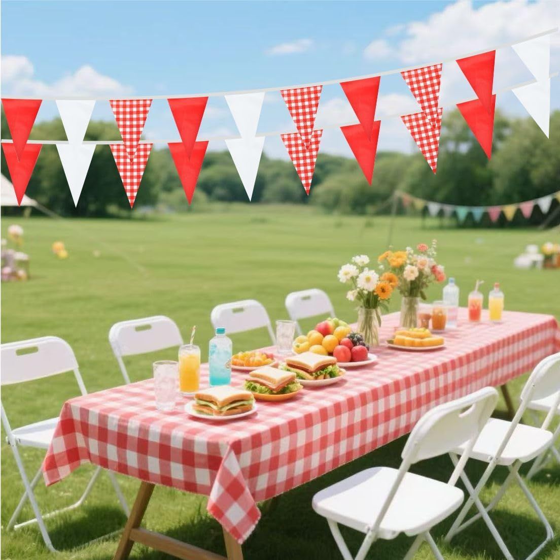 Guirlande de fanions triangula - Kids Outdoor Garden Set avis et prix